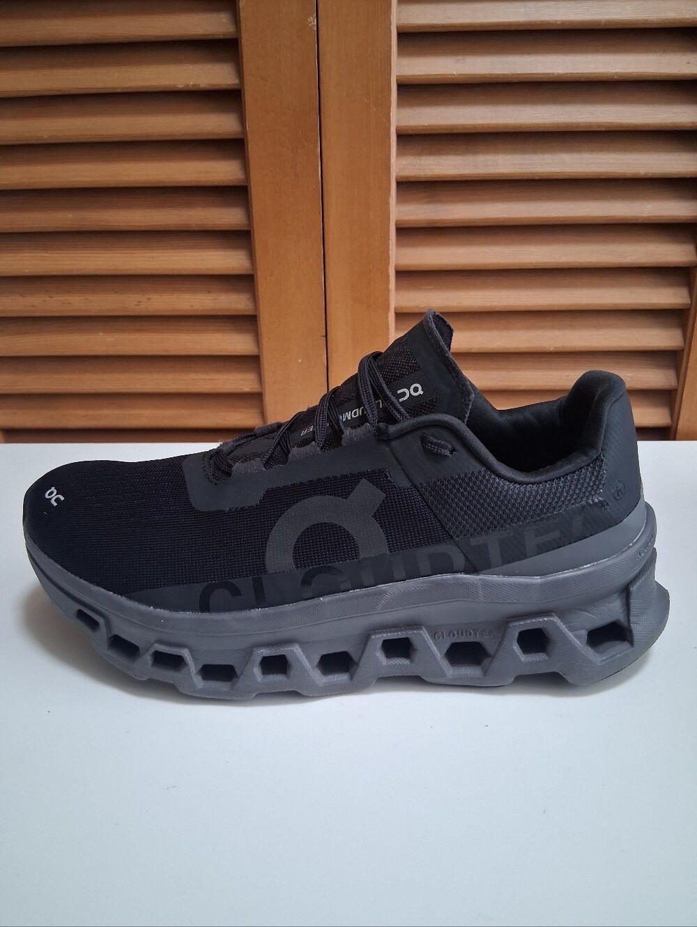 On Cloudmonster Cloudtec All-Black Women's Running Shoe * Size: 8.5